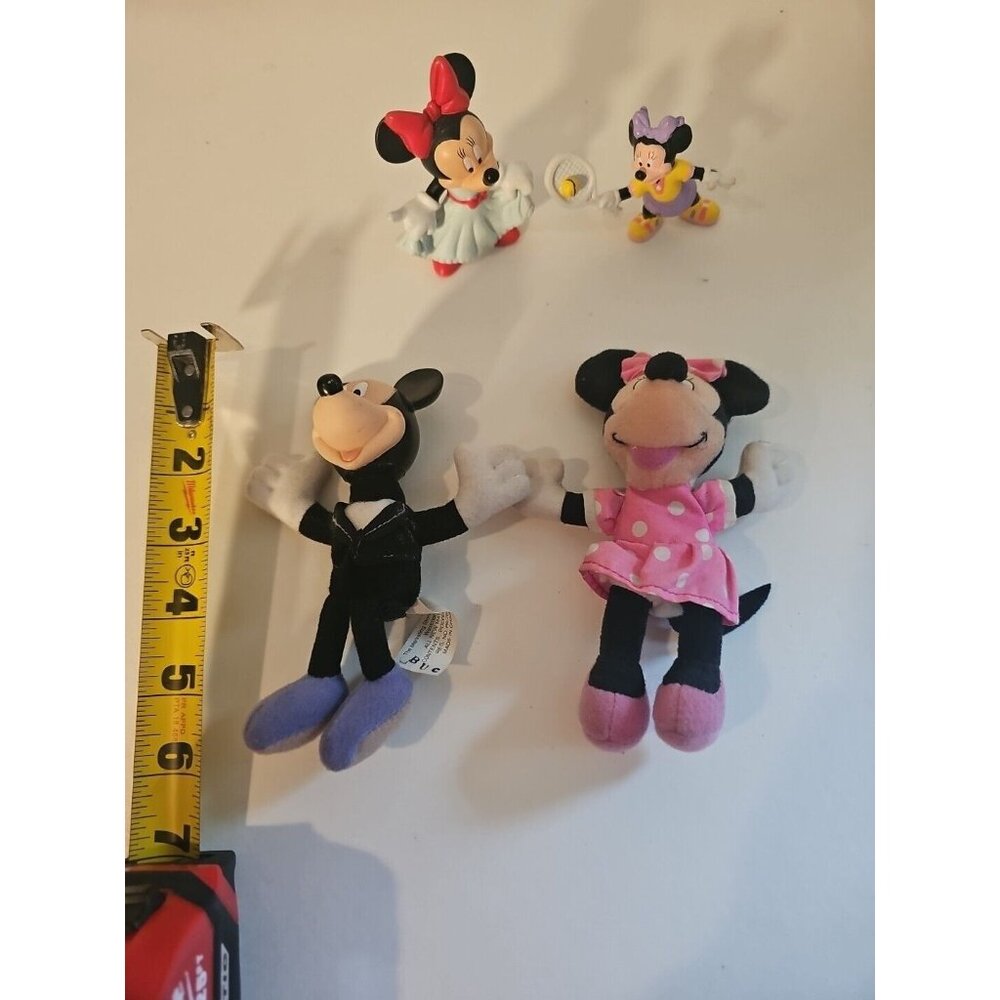 HOUSE MOUSE MICKEY MOUSE 5.5” SOFT PLUSH‎ TOY Minnie Mouse  Keychain
